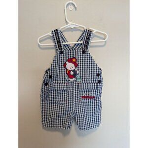 Vintage Cradle Togs 6-9 Month Embroidery Little Fireman Shortalls